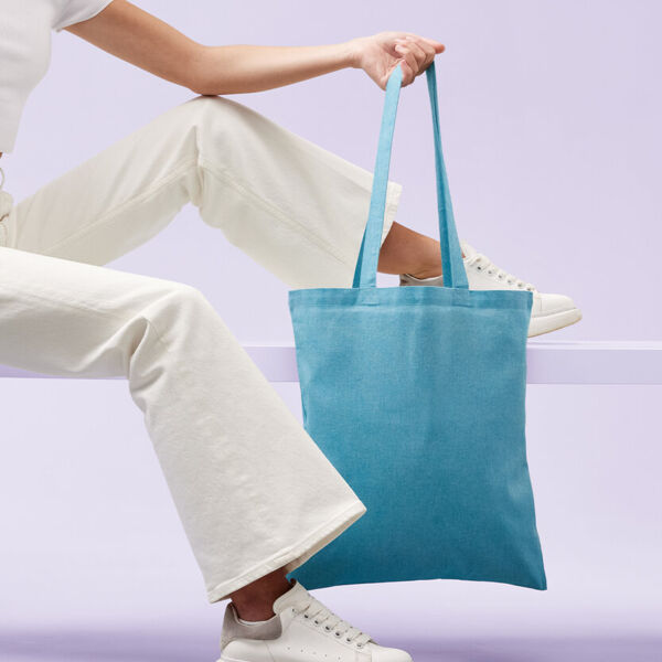 Recycled cotton shopper long handle Thumbnail