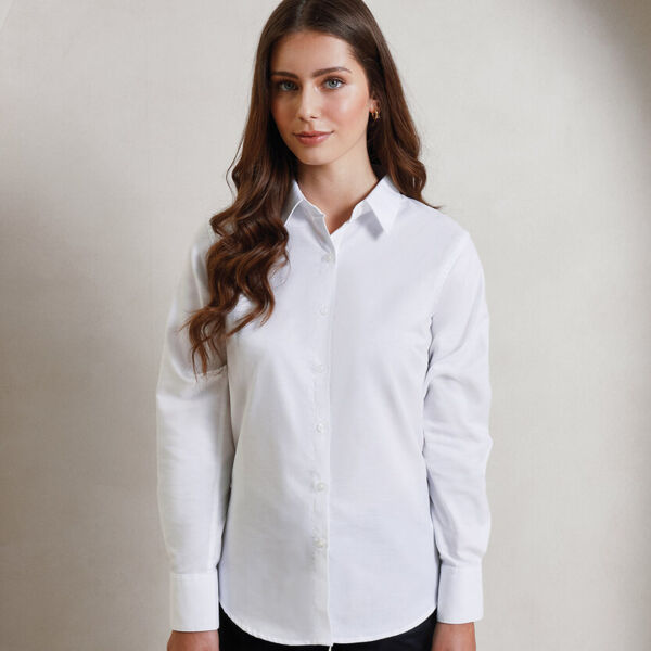 Women's signature Oxford long sleeve shirt Thumbnail