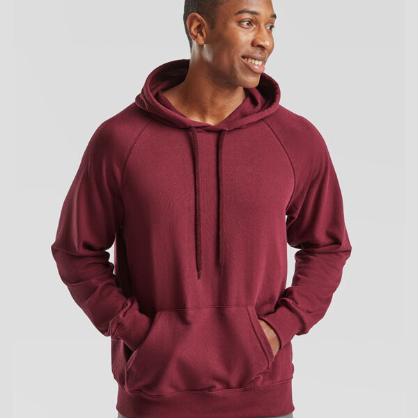 Fruit of the Loom Lightweight Hooded Sweatshirt Thumbnail