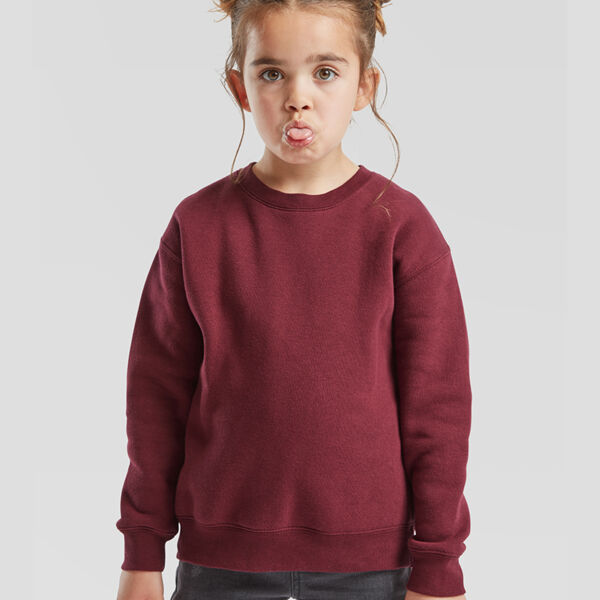 Fruit of the Loom Kids Premium Drop Shoulder Sweatshirt Thumbnail