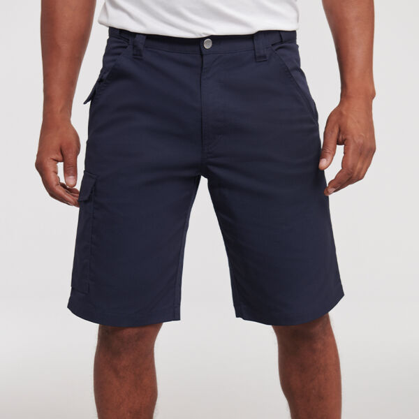 Russell Athletic Workwear Poly/Cotton Shorts Thumbnail