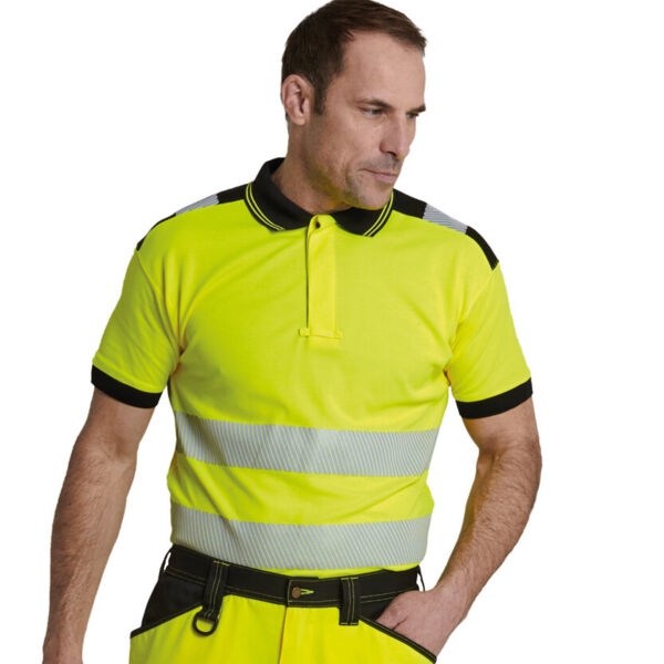 PW3 Hi-vis polo shirt (T180) Thumbnail