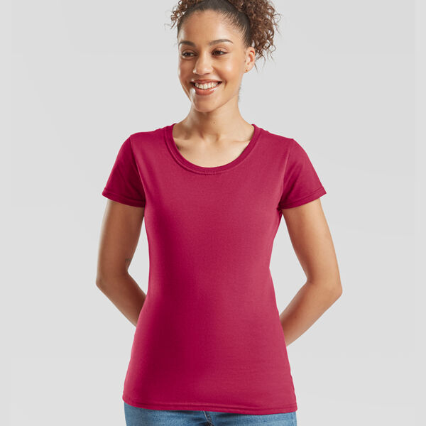 Fruit of the Loom Ladies Ringspun Premium T-Shirt Thumbnail